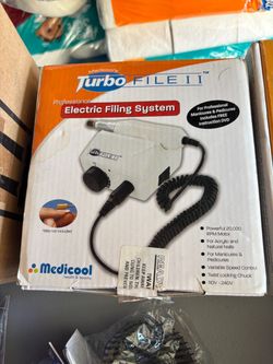 Medicool Turbo File II Electric Nail Filing System