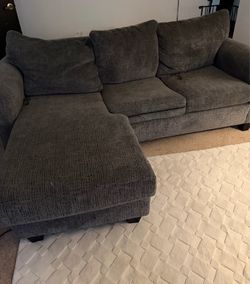 Gray sectional sofa