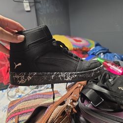 High Tops Black Puma Shoes