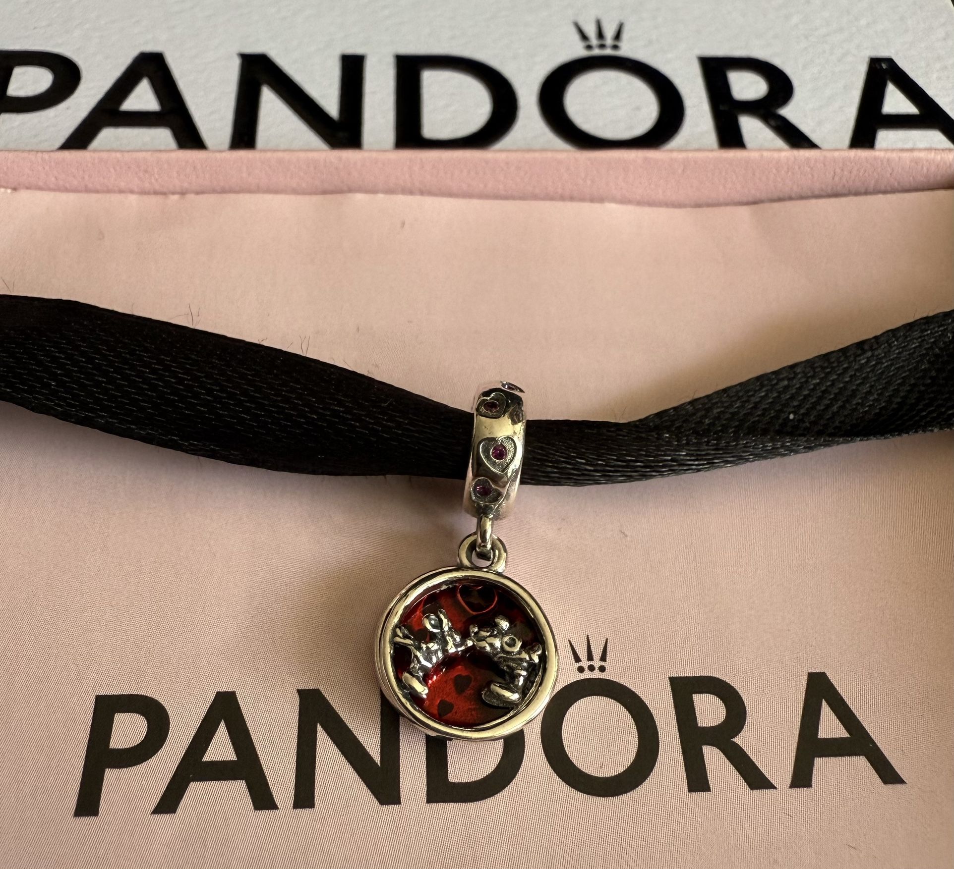 Pandora Disney Minnie And Mickey Dangle Charm