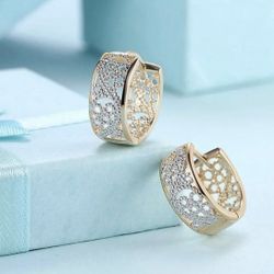 Gold Plated Huggie Earrings