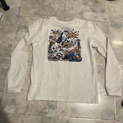 Patagonia Women's Long-Sleeved P-6 Responsibili-Tee Camp Graphic Shirt S