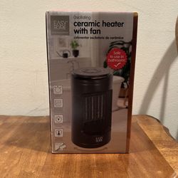 Oscillating Ceramic Heater with Fan - Like New!