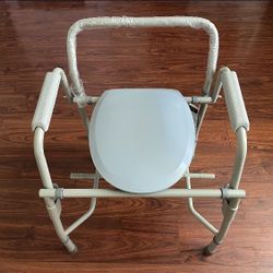 Stainless Steel Commode With Drop Arm