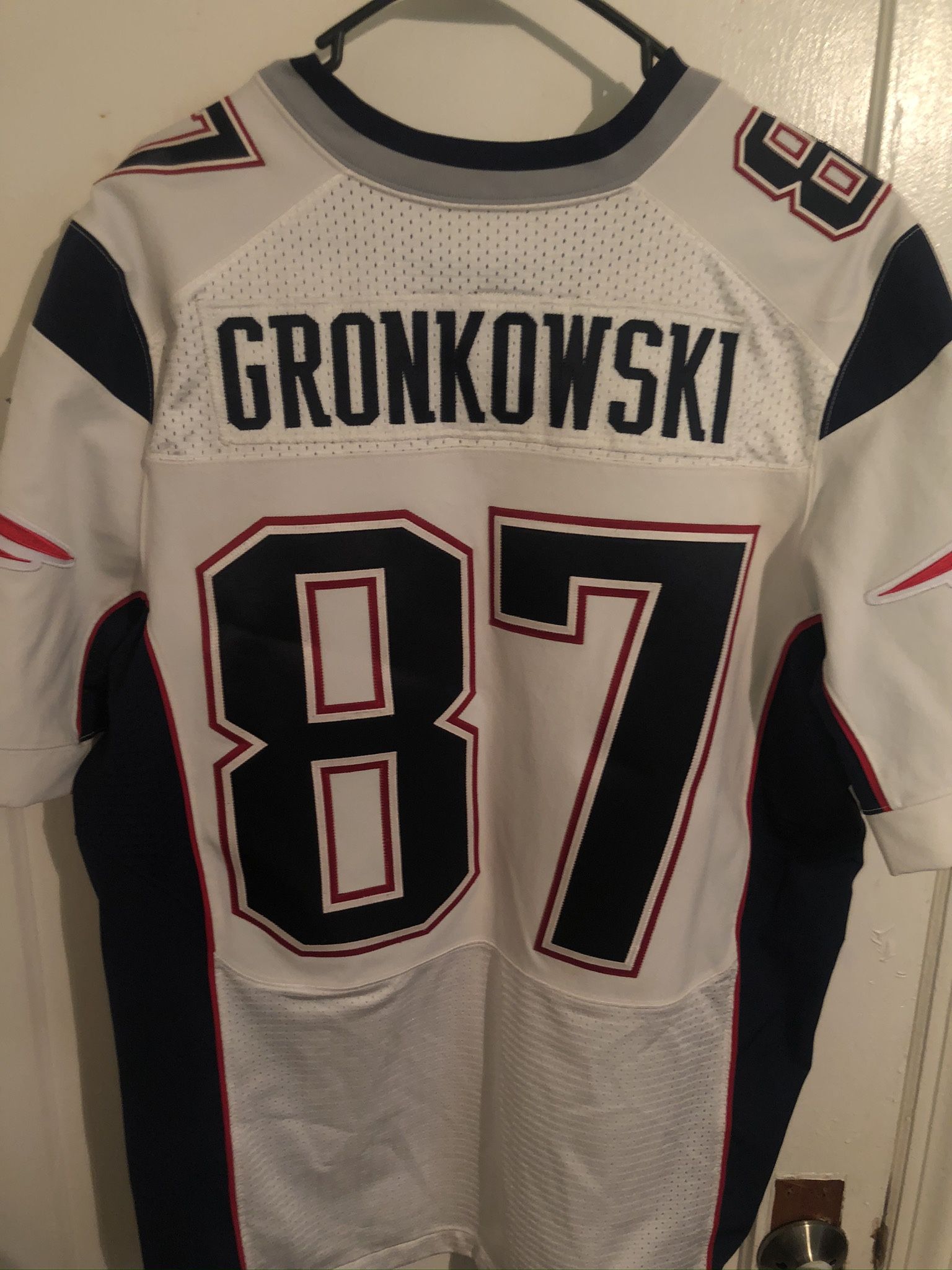 Gronkowski jersey authentic from Gillette stadium