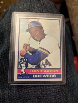 1976 Topps Hank Aaron