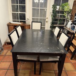 Free Black Wood Table