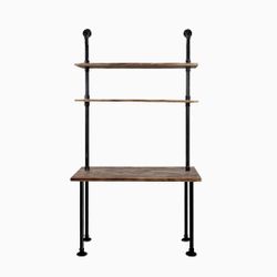 Industrial Computer Desk for Small Spaces