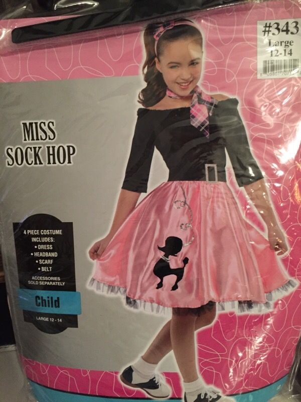 Child Miss Sock Hop Costume