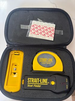 Strait-line stud finder laser level line straitline