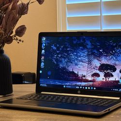 15” HP LAPTOP WIN 11 PRO, AMD A9,8GB RAM, 256GB SSD STORAGE. MS OFFICE PRO 2024