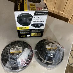 Scosche 5.25” 4-way Car Speakers 160 watt