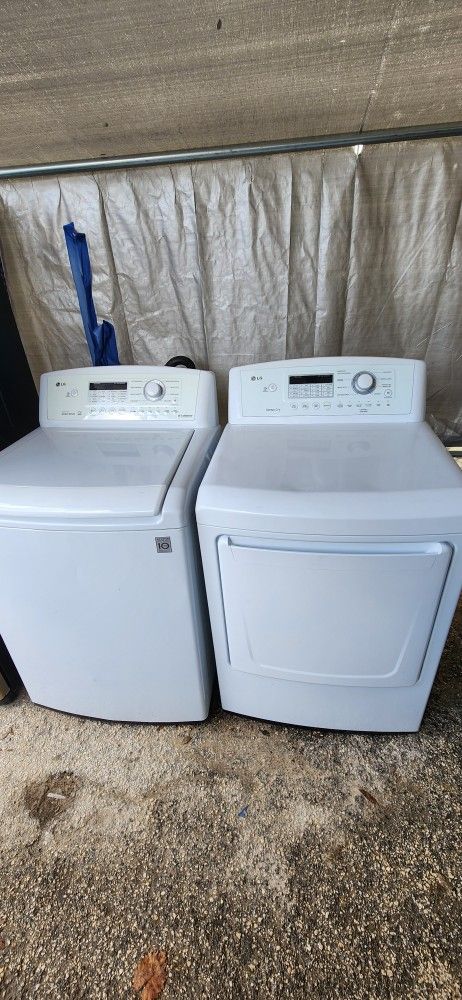 LG, Washer And Dryer Set Both Works Good