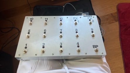 Wobo Guitar Electronics FX switch board