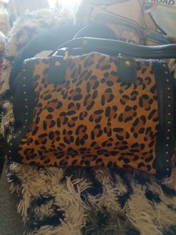LEATHER PONY HAIR BAG