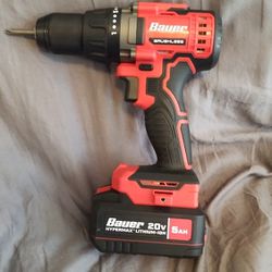 Brushless Drill/Driver Gun With Battery  + Husky Tool For Free Etc. 