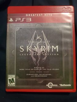 Skyrim Legendary Edition For Ps3