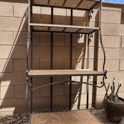 Very Heavy Sturdy Wrought Iron Shelving 