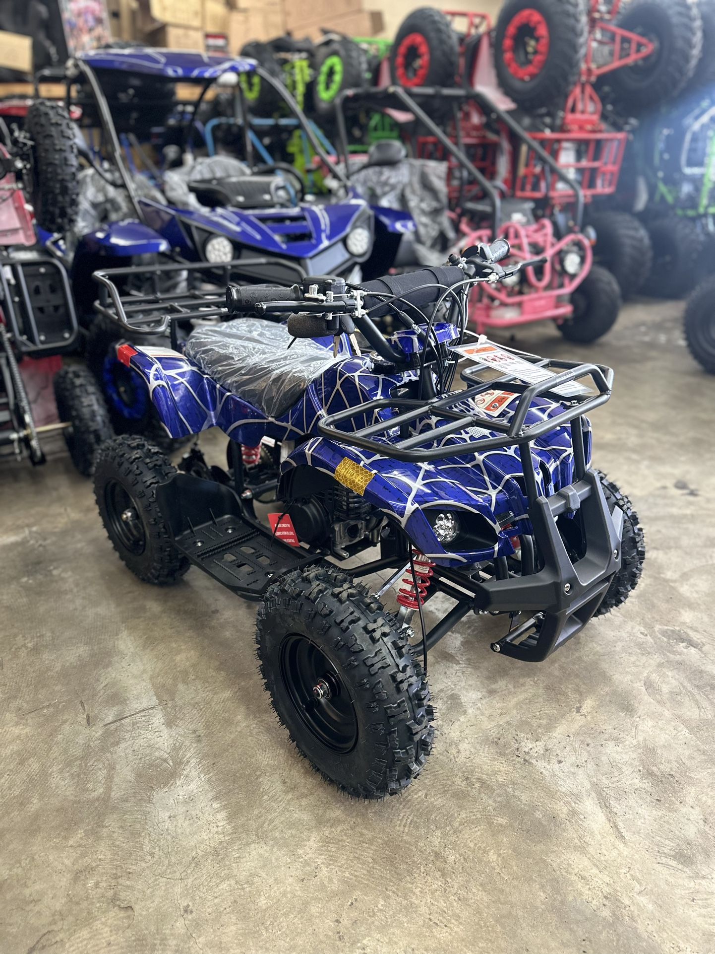 50CC GAS ATVs Kids Quad 4-Stroke Engine. 🔥We Offer Financing