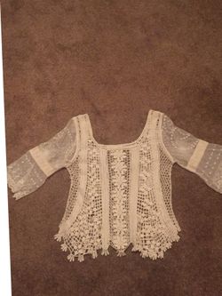 Crotchet over shirt