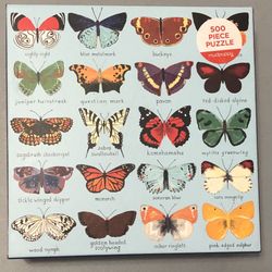 🦋2018 Mudpuppy Butterflies of North America 500 Piece Jigsaw Puzzle🧩