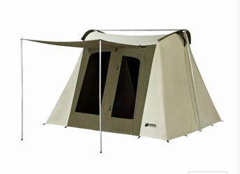 10 X 10 FT. FLEX-BOW DELUXE CANVAS CAMPING TENT