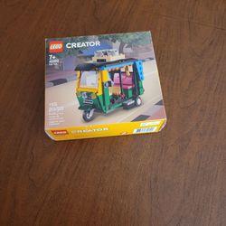 LEGO CREATOR Tuk Tuk 40469 155 pcs New sealed package. Age 7+.
UPC (contact info removed)44.
weight 6oz plus shipping materials.