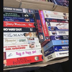 Vhs Movies 📼 Bundle Lot All For $40