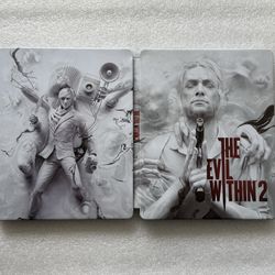The Evil Within 2 Custom made G2 Steelbook/SteelUp Case PS4/PS5/Xbox, No Game