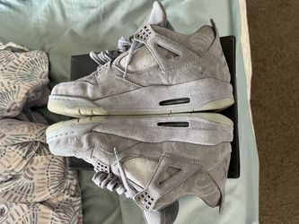 Jordan retro top 4 kaws grey