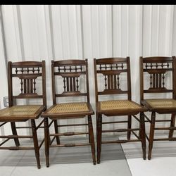 Set Of Four Antique Chairs