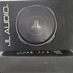 JL Audio 10" Shallow 4 DVC 10TW3-D4 100-400RMS  W/Shallow BOX COMBO