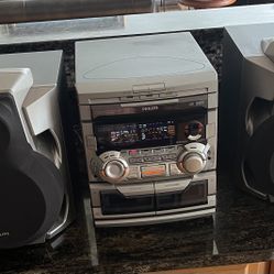 Vintage Rare Philips Stereo System