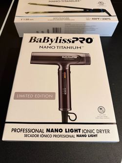 Babyliss Pro Nano Titanium Straightener and Dryer