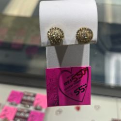 14k Cluster Earrings 