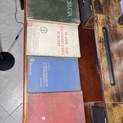 Bundle Price! Old Surgery Textbooks (Eng+Spa) 