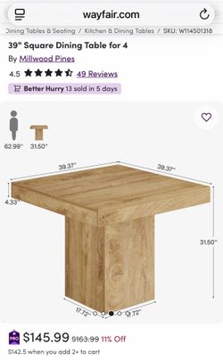 Cute dining table