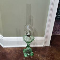 Collectible Light House International Decorative Classic Glass Oil Lamp