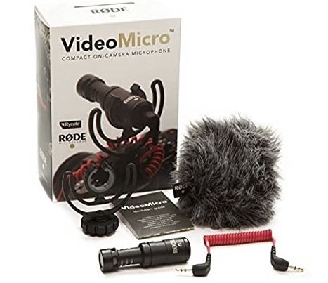 Rode VideoMicro Compact On-Camera Microphone with Rycote Lyre Shock Mount