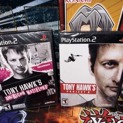 Sealed Tony Hawk's American Wasteland & Project 8 Games
