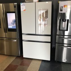 Samsung Bespoke French Door Refrigerator With Family Hub 📱  AND  Beverage Center 🧊✅ CK