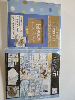 Baby Boy Scrapbook And Stickers