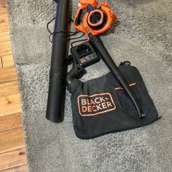 Black And Decker Leaf Blower And Vacuum