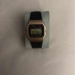Casio F-91W Black and Gold