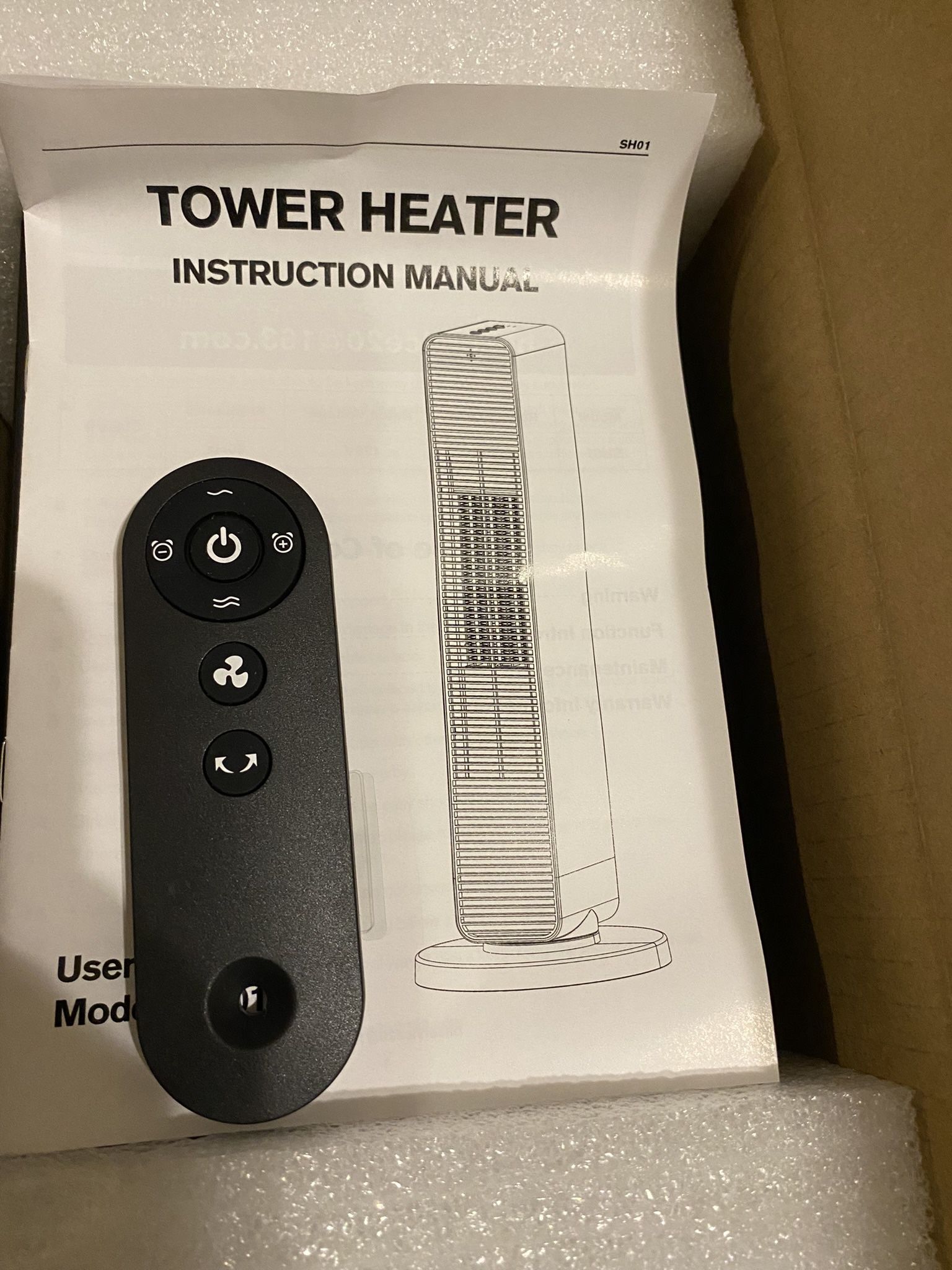 Brand New Tower Fan Heater 