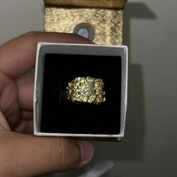 Gold Nugget Ring 10k 5g