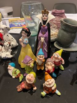 Disney was Snow White and 7 dwarfs ceramic set