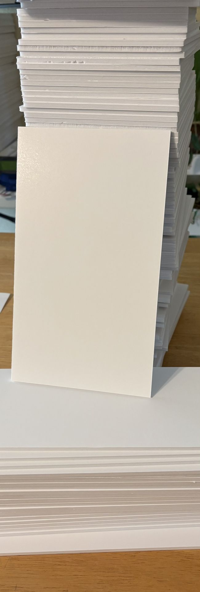 3/16th Foam Core Board Pieces. 4 3/4” x 40” and 6 1/2 x 11 1/2 approximately