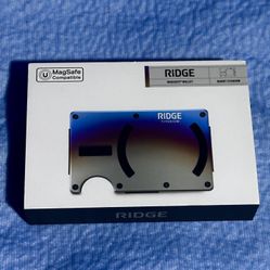 Ridge Wallet Burnt Titanium