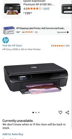 HP Envy 4500 e-All-in-One Printer